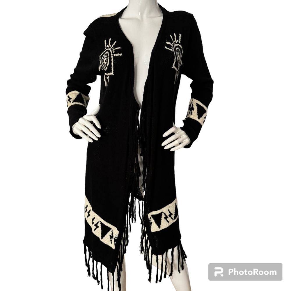 UNIF XS Psychic Fringe Cardigan “All Seeing Eye” Rare XS